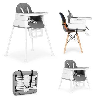 KRZESEŁKO FOTELIK DO KARMIENIA DZIECI 3W1 SKŁADANY ECOTOYS