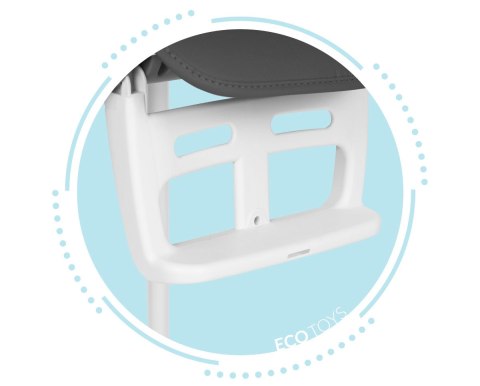 KRZESEŁKO FOTELIK DO KARMIENIA DZIECI 3W1 SKŁADANY ECOTOYS