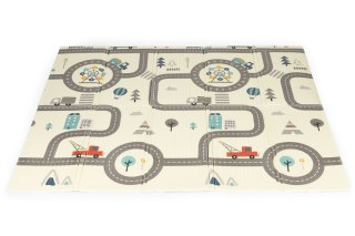 MATA PIANKOWA EDUKACYJNA DWUSTRONNA SKŁADANA DUŻA TORBA ECOTOYS