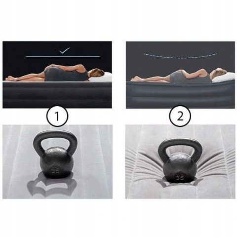 MATERAC DMUCHANY ELEKTRYCZNA POMPKA GRATIS INTEX 64777