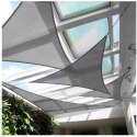 ŻAGIEL PRZECIWSŁONECZNY DASZEK WODOODPORNY 5X5X5M MODERNHOME - SZARY