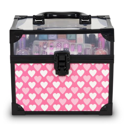 ZESTAW KUFEREK KOSMETYKÓW DO MAKIJAŻU I PAZNOKCI DLA DZIECI