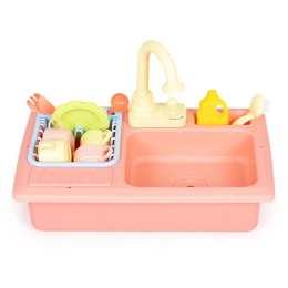 ZLEW ZLEWOZMYWAK Z KRANEM NAPEŁNIANY WODĄ 12 AKCESORIÓW ZABAWKA DLA DZIECI