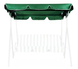 DASZEK DO HUŚTAWKI 166 X 112 CM WODOODPORNE POSZYCIE ZIELONY MODERNHOME