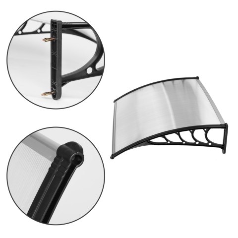 DASZEK NAD DRZWI 150X100 CM ZADASZENIE OSŁONA POLIWĘGLAN