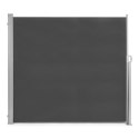 SKŁADANA MARKIZA 300X200 CM BOCZNA ROLETA PARAWAN DO OGRODU NA TARAS ANTRACYT