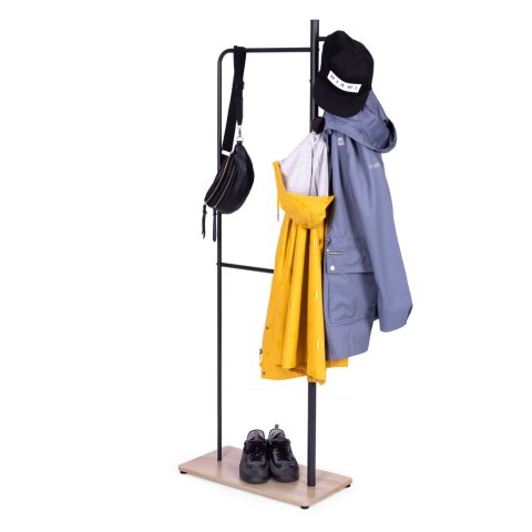 WIESZAK STOJĄCY PODŁOGOWY NA UBRANIA PÓŁKA NA BUTY