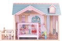 DOMEK DLA LALEK DUŻY DREWNIANY 3 PIĘTRA 11 MEBELKÓW ECOTOYS