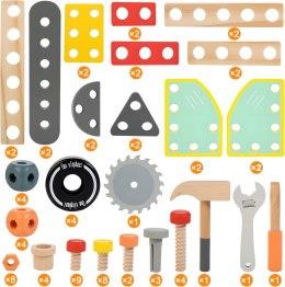 DREWNIANY WARSZTAT DLA DZIECI STÓŁ NARZĘDZIOWY ECOTOYS