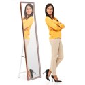 DUŻE LUSTRO STOJĄCE 148 CM ALUMINOWA RAMA ROZSTAWIANE MODERNHOME