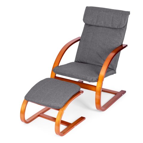 FOTEL FIŃSKI BUJANY Z PODNÓŻKIEM FINKA LEŻANKA DO SALONU MODERNHOME