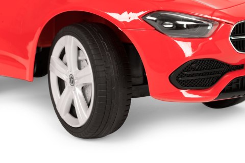 JEŹDZIK AUTKO MERCEDES C CLASS INTERAKTYWNA KIEROWNICA DŹWIĘKI CZERWONY