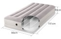 MATERAC POMPOWANY DO SPANIA 191X99X30 CM JEDNOSOBOWY Z POMPKĄ USB INTEX 64177