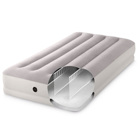 MATERAC POMPOWANY DO SPANIA 191X99X30 CM JEDNOSOBOWY Z POMPKĄ USB INTEX 64177