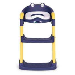 NAKŁADKA NA TOALETĘ DLA DZIECI ZE SCHODKAMI I DRABINKĄ NIEBIESKA ECOTOYS