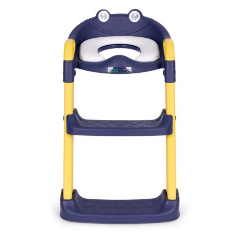 NAKŁADKA NA TOALETĘ DLA DZIECI ZE SCHODKAMI I DRABINKĄ NIEBIESKA ECOTOYS