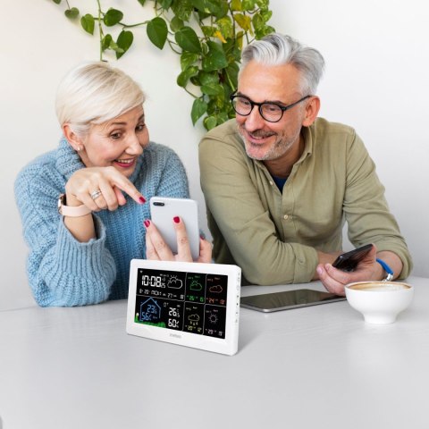 STACJA POGODOWA WIFI Z PROGNOZĄ POGODY