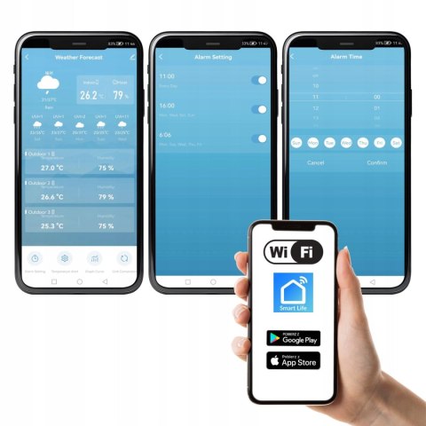 STACJA POGODOWA WIFI Z PROGNOZĄ POGODY