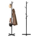 STOJĄCY WIESZAK NA UBRANIA PROSTY METALOWY 7 HACZYKÓW 177 CM MODERNHOME