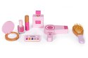 TOALETKA DZIECIĘCA ZABAWKOWA DUŻA Z LUSTREM TABORECIKIEM 7 DODATKÓW ECOTOYS