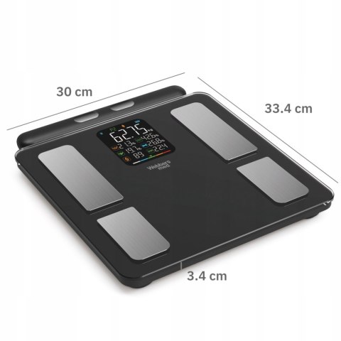 WAGA ŁAZIENKOWA ANALITYCZNA 15 PARAMETRÓW APPLE HEALTH GOOGLE FIT SCALA WEBBER