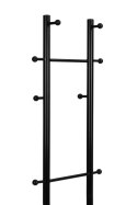 WIESZAK STOJĄCY 8 HACZYKÓW 175 CM METAL CZARNY MODERNHOME