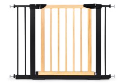 BRAMKA BARIERKA ZABEZPIECZAJĄCA 74-100 CM NA SCHODY I DRZWI METAL DREWNO DODATKOWE PANELE