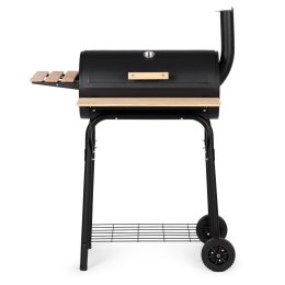 DUŻY GRILL OGRODOWY Z TERMOMETREM KOMIN 3 PÓŁKI KOŁA MULTIGARDEN