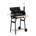 DUŻY GRILL OGRODOWY Z TERMOMETREM KOMIN 3 PÓŁKI KOŁA MULTIGARDEN