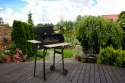 DUŻY GRILL OGRODOWY Z TERMOMETREM KOMIN 3 PÓŁKI KOŁA MULTIGARDEN