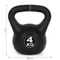 KETTLEBELL KETTLE 4 KG DO ĆWICZEŃ HANTLA KULA ODWAŻNIK OBCIĄŻENIE CIĘŻAR FITNESS MODERNHOME