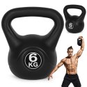 KETTLEBELL KETTLE 6 KG DO ĆWICZEŃ HANTLA KULA ODWAŻNIK OBCIĄŻENIE CIĘŻAR FITNESS MODERNHOME