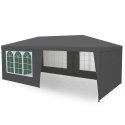 NAMIOT PAWILON OGRODOWY HANDLOWY 3X6 M 6 ŚCIANEK SZARY MULTIGARDEN