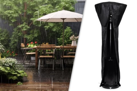 OGRZEWACZ PARASOL GAZOWY GRZEJNIK 13 KW SZKLANY NA OGRÓD PATIO REDUKTOR WĄŻ POKROWIEC MULTIGARDEN