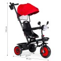 ROWEREK TRÓJKOŁOWY DLA DZIECI SPACERÓWKA 3W1 OBRACANE SIEDZISKO DASZEK CZERWONY ECOTOYS
