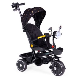 ROWEREK TRÓJKOŁOWY DLA DZIECI SPACERÓWKA OBRACANE SIEDZISKO PCHACZ CZARNY ECOTOYS