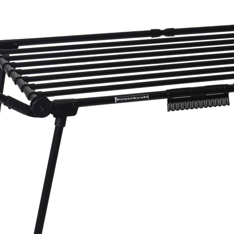 SUSZARKA NA PRANIE ODZIEŻ BIELIZNĘ STOJĄCA ROZSUWANA BALKONOWA 27 METRÓW CZARNA