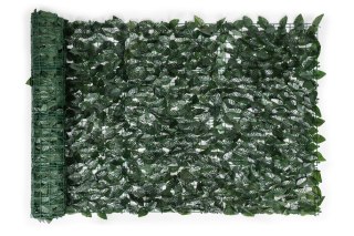 SZTUCZNY BLUSZCZ ŻYWOPŁOT 300X100 CM ZIELONA OSŁONA NA BALKON MASKUJĄCA