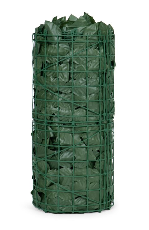 SZTUCZNY BLUSZCZ ŻYWOPŁOT 500X50 CM ZIELONA OSŁONA NA BALKON MASKUJĄCA