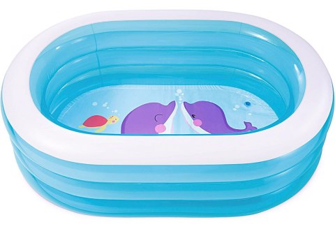 BASEN DMUCHANY BRODZIK DLA DZIECI OWALNY 163X109X46 CM INTEX 57482