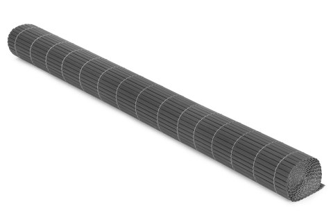 DWUSTRONNA MATA BAMBUSOWA 150X300 CM NA BALKON TARAS OGRODZENIE ANTRACYT MULTIGARDEN