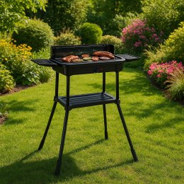 GRILL ELEKTRYCZNY 3W1 STOJĄCY STOŁOWY PŁYTA GRILLOWA OCIEKACZ TERMOSTAT MULTIGARDEN