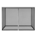 MOSKITIERA DO PAWILONU OGRODOWEGO 3X3 M SIATKA Z ZAMKAMI BŁYSKAWICZNYMI MULTIGARDEN