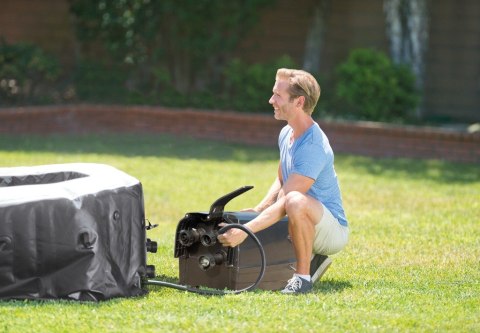 NADMUCHIWANE SPA OŚMIOKĄTNE BASEN Z HYDROMASAŻEM 4 OS. 180X71 CM AKCESORIA PREMIUM INTEX 28458