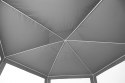 NAMIOT PAWILON OGRODOWY HANDLOWY 2X2X2 M Z MOSKITIERĄ SZARY MULTIGARDEN