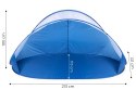 NAMIOT PLAŻOWY PARAWAN SAMOROZKŁADAJĄCY NA PLAŻĘ BASEN OGRÓD NIEBIESKI MULTIGARDEN