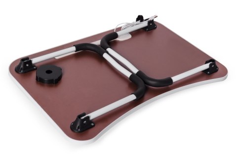PODSTAWKA POD LAPTOPA SKŁADANA TACA 60X40 CM LAMPKA WIATRAK MODERNHOME