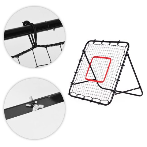 REBOUNDER DO PIŁKI NOŻNEJ TRENAŻER PIŁKARSKI BRAMKA DO ODBIJANIA PIŁKI 100X100 CM MULTIGARDEN