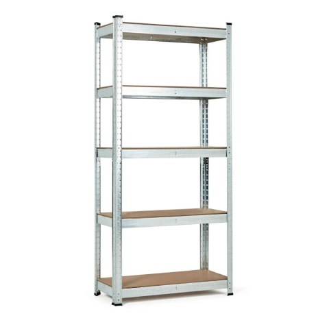 REGAŁ MAGAZYNOWY 180X90X40 CM STAL GALWANIZOWANA 5 PÓŁEK 875 KG MODERNHOME