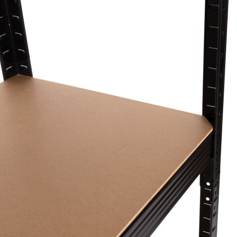 REGAŁ METALOWY MAGAZYNOWY 180X90X30 CM DO GARAŻU PIWNICY 5 PÓŁEK 875 KG MODERNHOME